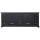 Lexora Home Dukes 84" Double Bathroom Vanity in Espresso with 2 cm White Cultured Marble Top and Rectangular Sinks, , large