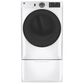 GE Appliances 7.8 cu. ft. Capacity Smart Front Load Gas Dryer with Sanitize Cycle - White, , large