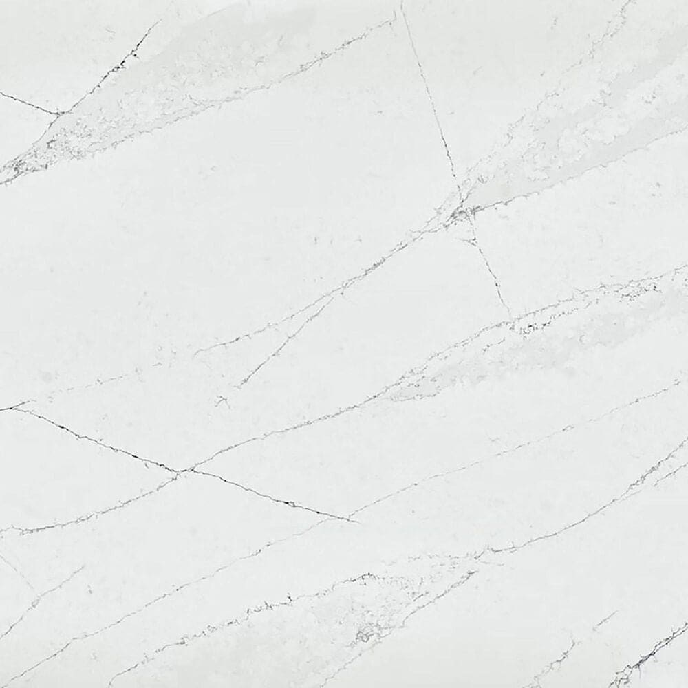 James Martin Vanities Brittany 60&quot; Single Bathroom Vanity in Bright White with 3 cm Ethereal Noctis Quartz Top and Rectangular Sink, , large