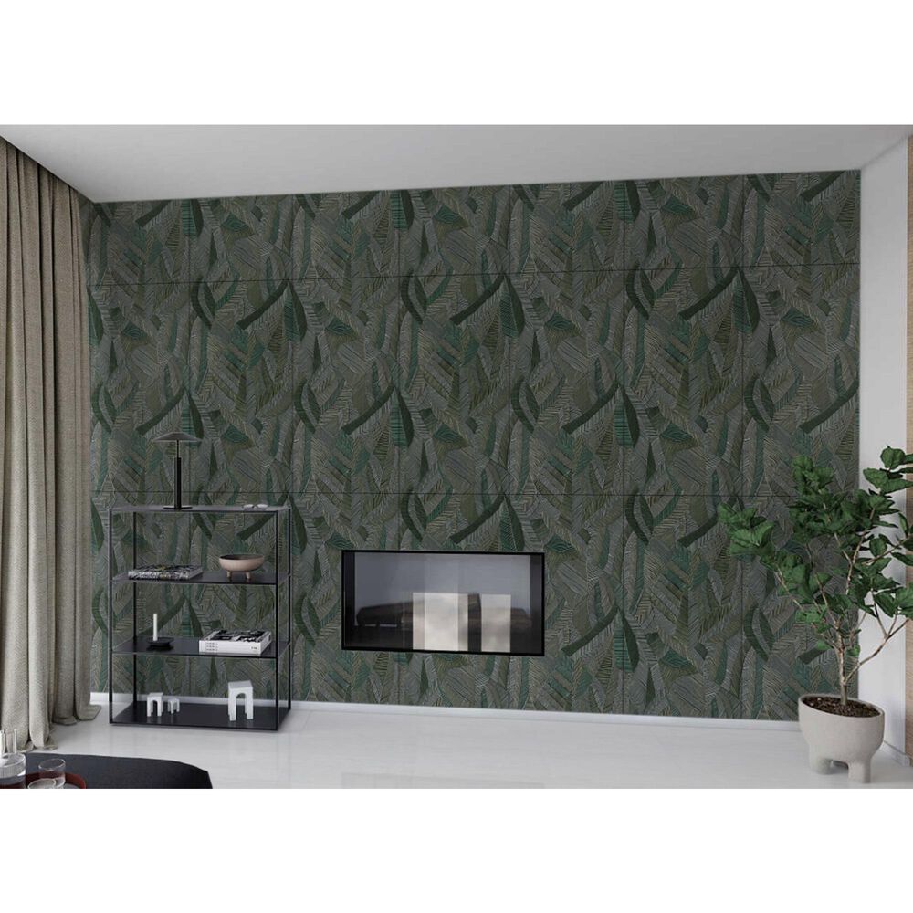 Soho Studio Artscape Wild Atelier Green 24" x 48" Porcelain Tile, , large