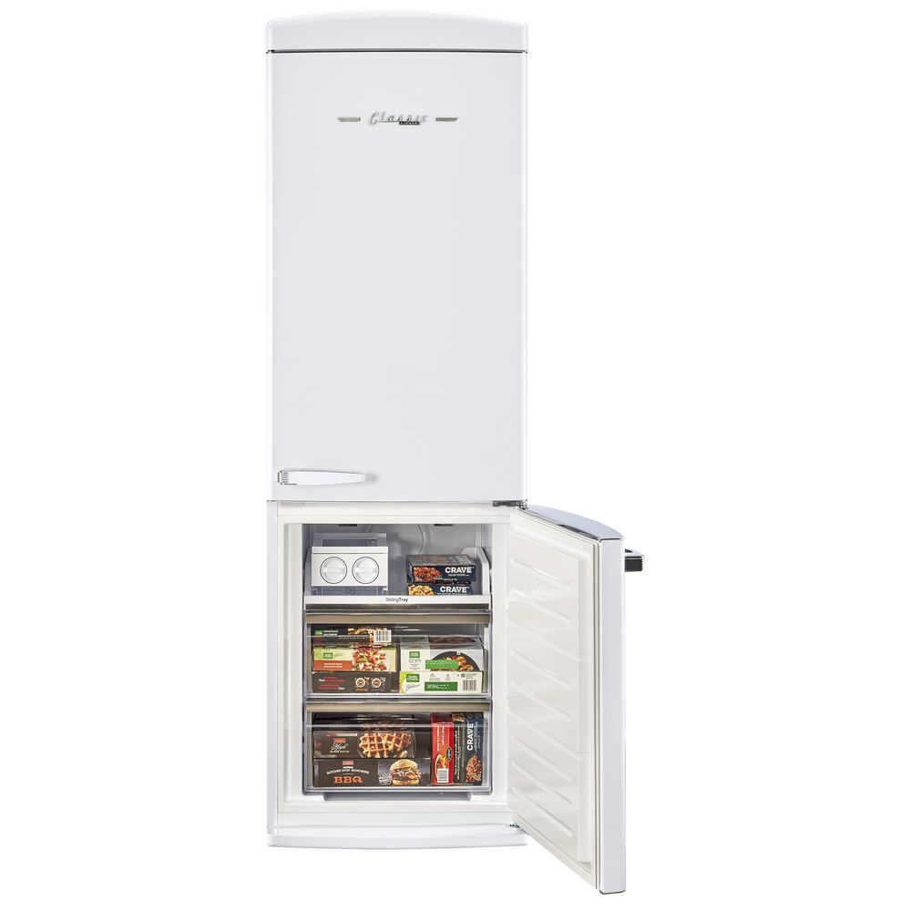 Unique Appliances Classic Retro 12 Cu. Ft. Bottom Freezer Regfrigerator In Marshmallow White, , large