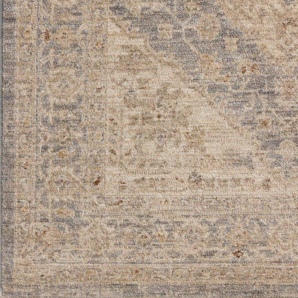 Magnolia Home Junie 5&#39;3&quot; Round Denim and Natural Area Rug, , large