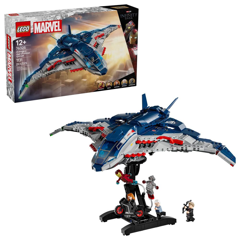 LEGO Marvel Quinjet Building Set, , large