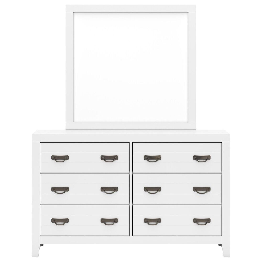 Ashley Binterglen 5-Piece Queen Panel Bedroom Set in White, , large