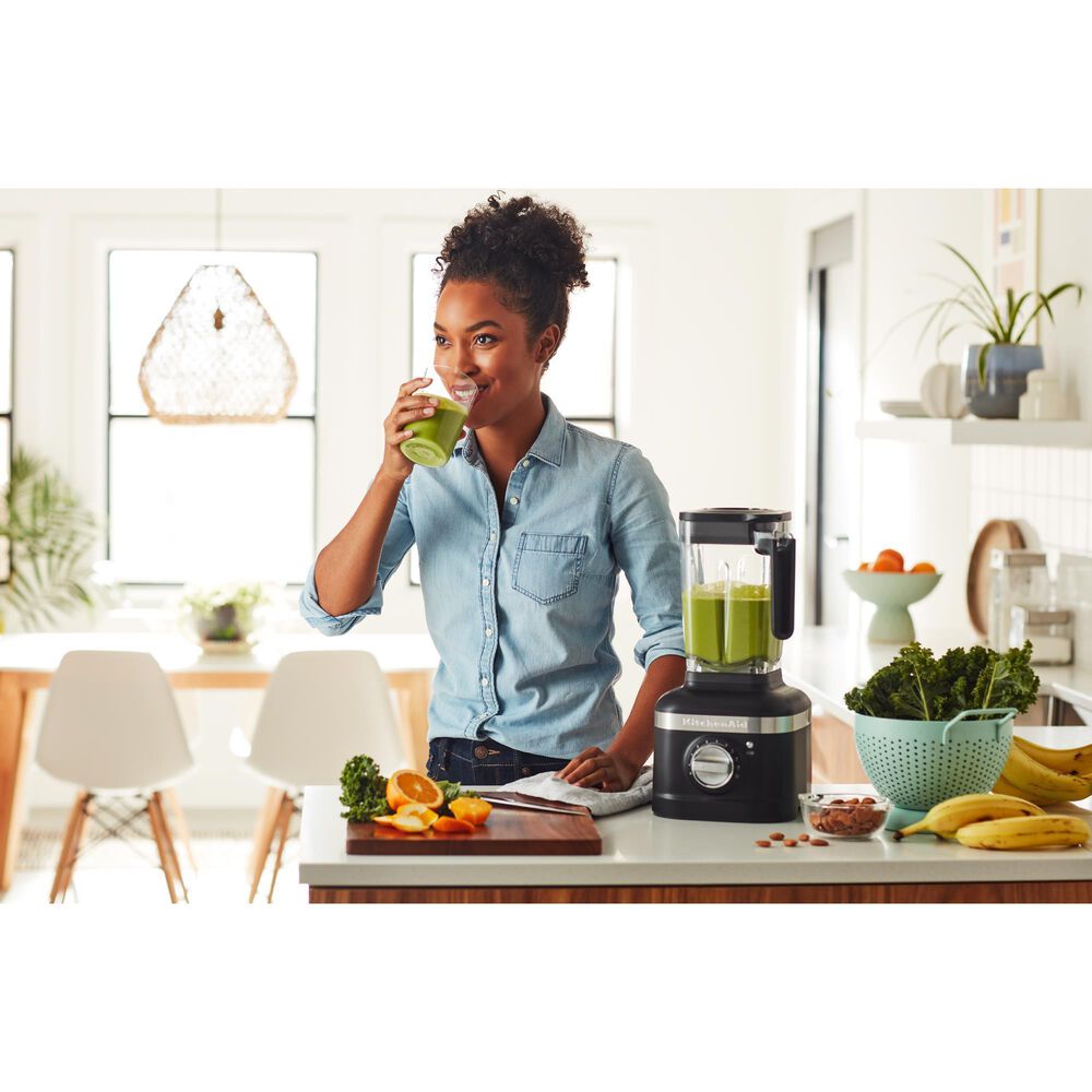 KitchenAid K400 Variable Speed Blender in Matte Black, , large