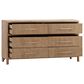 Urban Home Dorsey 6-Drawer Dresser in Granola, , large