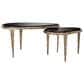 Eichholtz Livana 2-Piece Nesting Side Table in Vintage Brass, , large