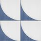 Marazzi Scenario Blue Crescent 8" x 8" Porcelain Tile, , large