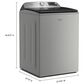 Maytag 5.2 Cu. Ft. Smart Pet Pro Top Load Agitator Washer in Classic SIlver, , large