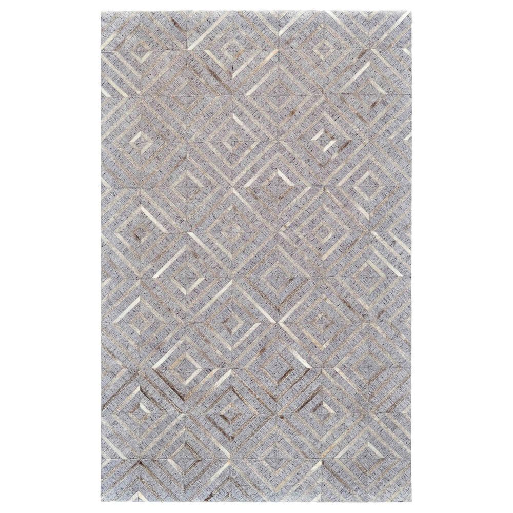 Feizy Fannin 5" x 8" Bisque and Storm Area Rug, , large