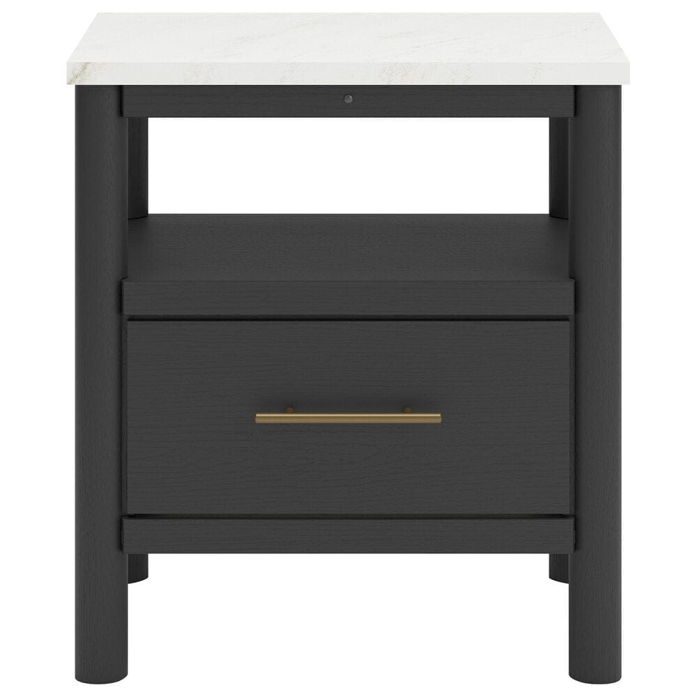 Ashley Cadmori 5-Piece King Platform Bedroom Set in Black and White, , large