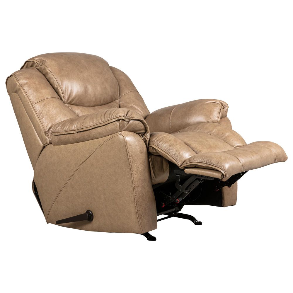 Homestretch Leather Rocker Recliner in Stone, , large