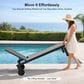HOMLUX 3-Piece Patio Chaise Lounge Set with Straight-Leg in Grey, , large