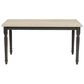 Linon Home Decor Willow Dining Table in Smokey White and Dark Grey - Table Only, , large