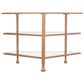 Southern Enterprises Jaymes Corner TV Stand in Soft Gold, , large