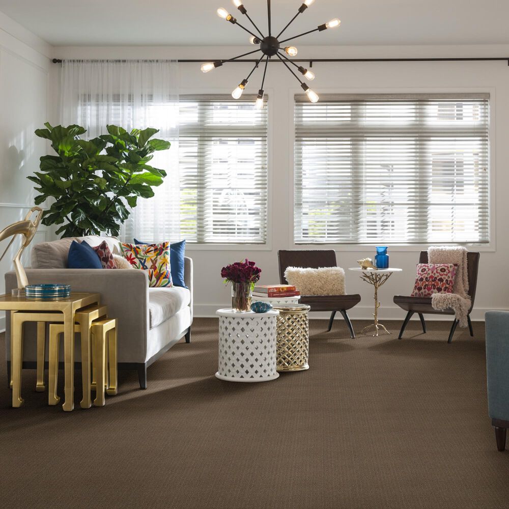 Shaw Detailed Elegance Patterned Carpet in Flax, , large