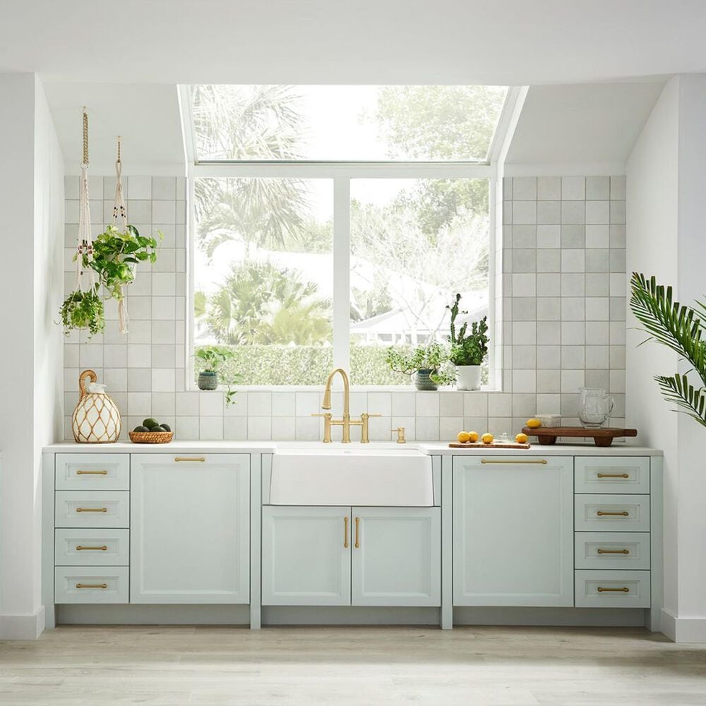 Blanco Ikon 33&quot; Apron Single Bowl Farmhouse Sink in White, , large