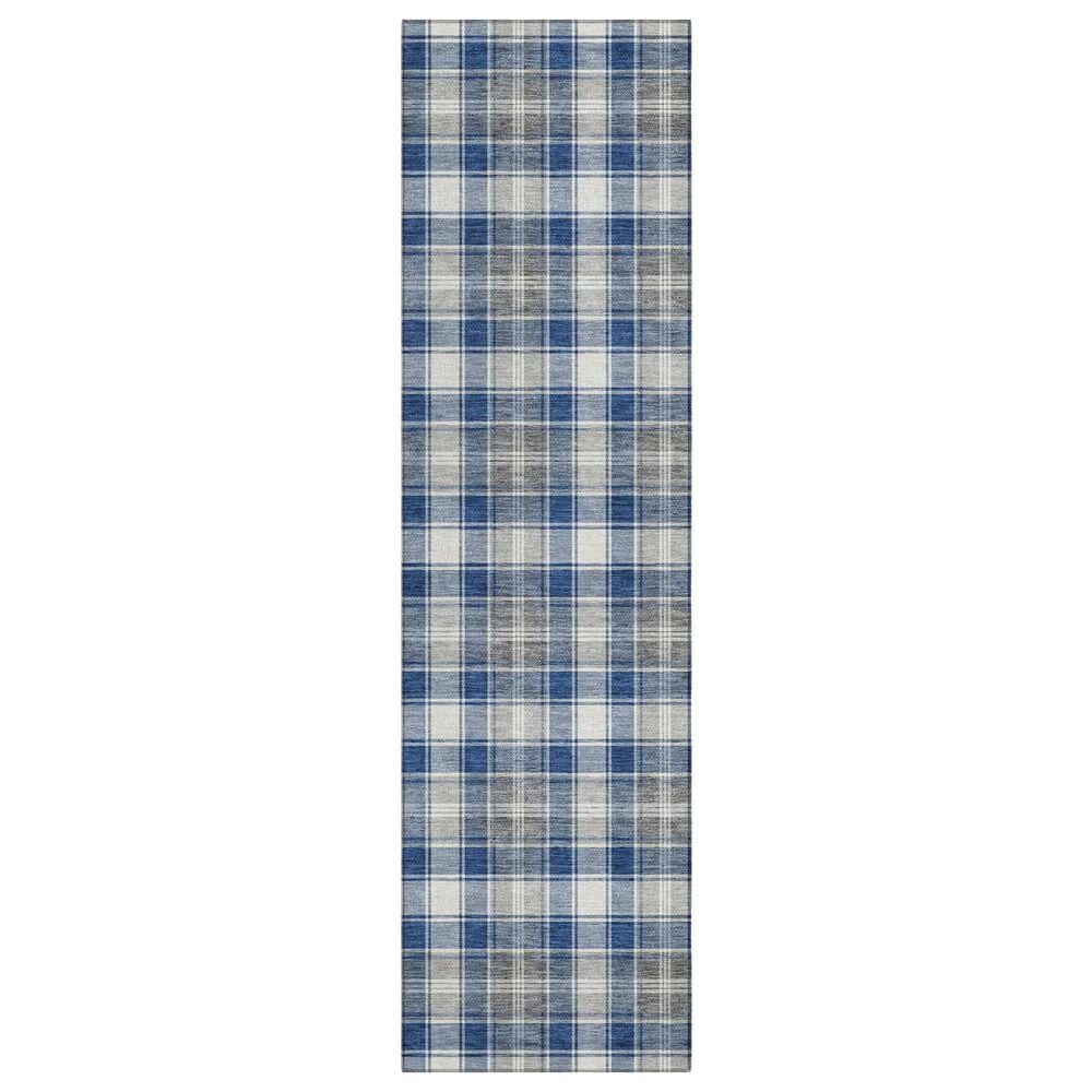 Dalyn Rug Company Wonderland WN25 2"3" x 7"6" Navy Indoor/Outdoor Runner, , large