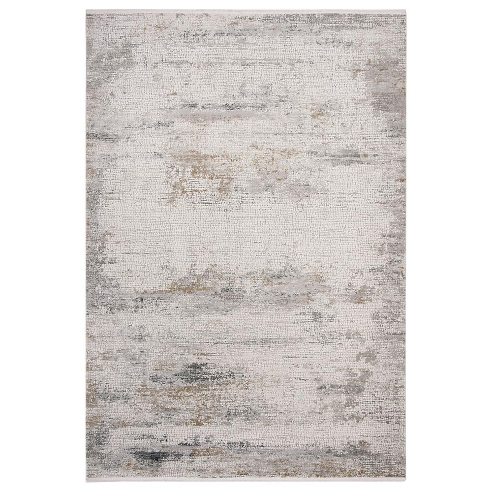 Safavieh Eclipse 9' x 12' Grey and Cream Area Rug, , large