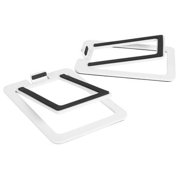 Kanto Angled Desktop Speaker Stand for Small Speakers in White (Set of 2), , large