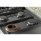 Cafe 48" Natural Gas Rangetop with Integrated Griddle in Stainless Steel and Brushed Stainless, , large