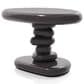 Furniture of America Rene Glossy End Table in Dark Gray, , large
