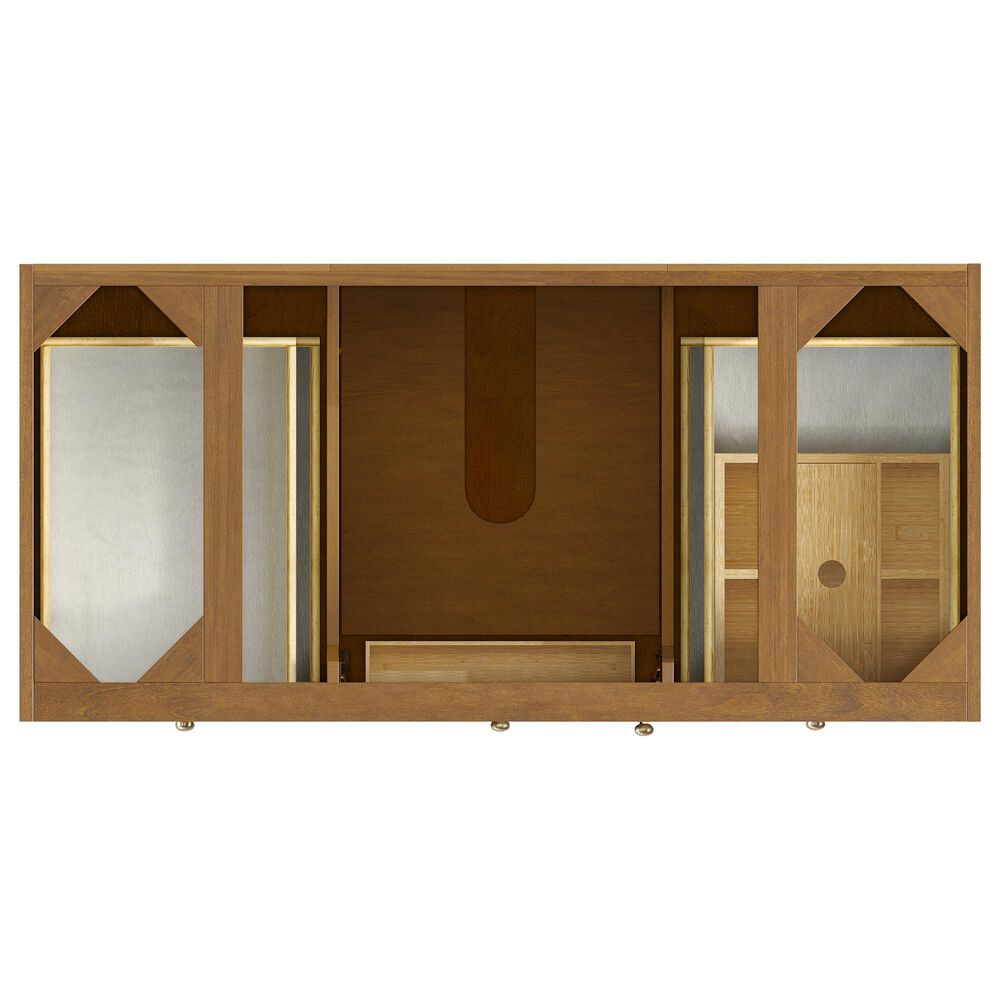 James Martin Laurent 48" Single Bathroom Vanity in Honey Oak with 3 cm Phantome Eclos Top and Rectangular Sink, , large