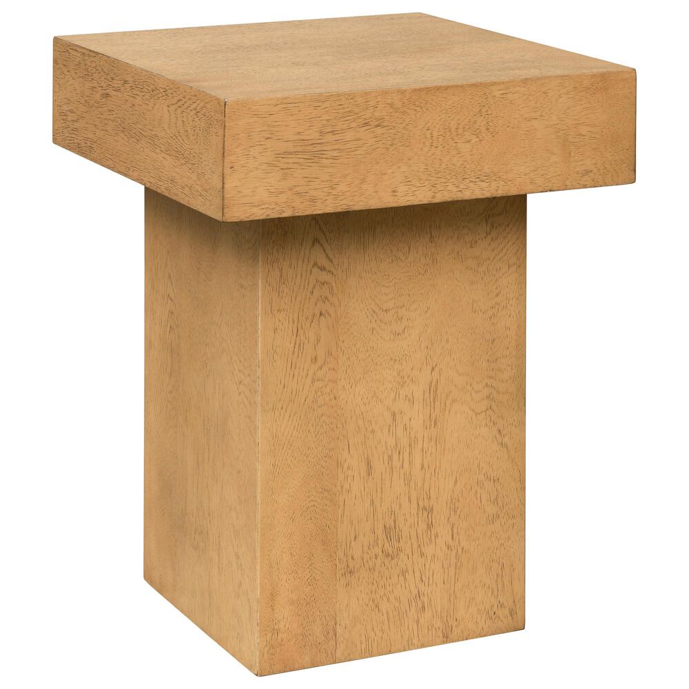 Bassett Mirror Company Padula Natural End Table in Light Oak, , large