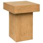 Bassett Mirror Company Padula Natural End Table in Light Oak, , large