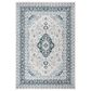 Safavieh Isabella 4" x 6" Cream and Dark Blue Area Rug, , large