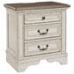 Ashley Realyn 5-Piece King Bedroom Set in Chipped White and Distressed, , large