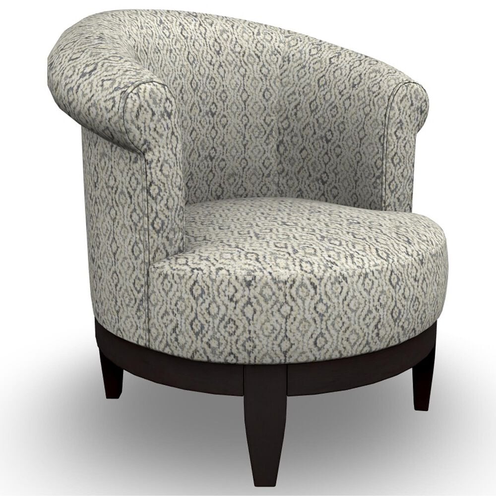 Best Home Furnishings Attica Swivel Barrel Chair in Heather, , large