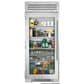 True Residential 25.5 Cu. Ft. Refrigerator Column with Left Hinge and Glass Door in Stainless Steel, , large