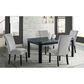 Mayberry Hill Francesca Dining Table and 4 Dining Side Chairs in Black, , large