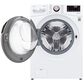 LG 4.5 Cu. Ft. Front Load Washer and 7.4 Cu. Ft. Gas Dryer with TurboWash 360 Laundry Pair in White, , large