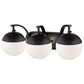 Golden Lighting Dixon 3-Light Bath Vanity in Matte Black, , large