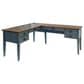 Wycliff Bay Fairmont Half Pedestal L-Shaped in Dusty Blue and Natural, , large