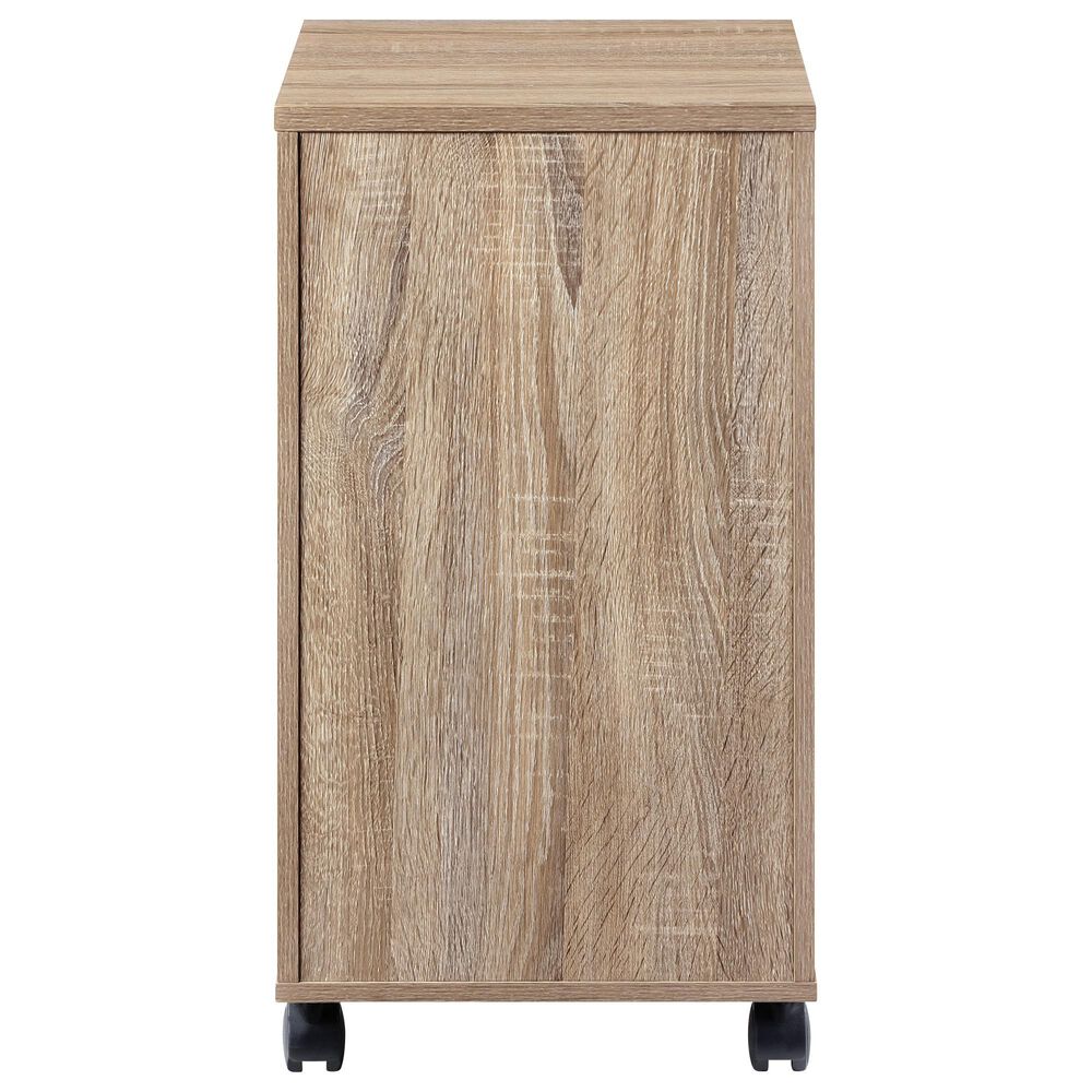 Valor Living Ace 3-Drawer Mobile File in River Oak, , large