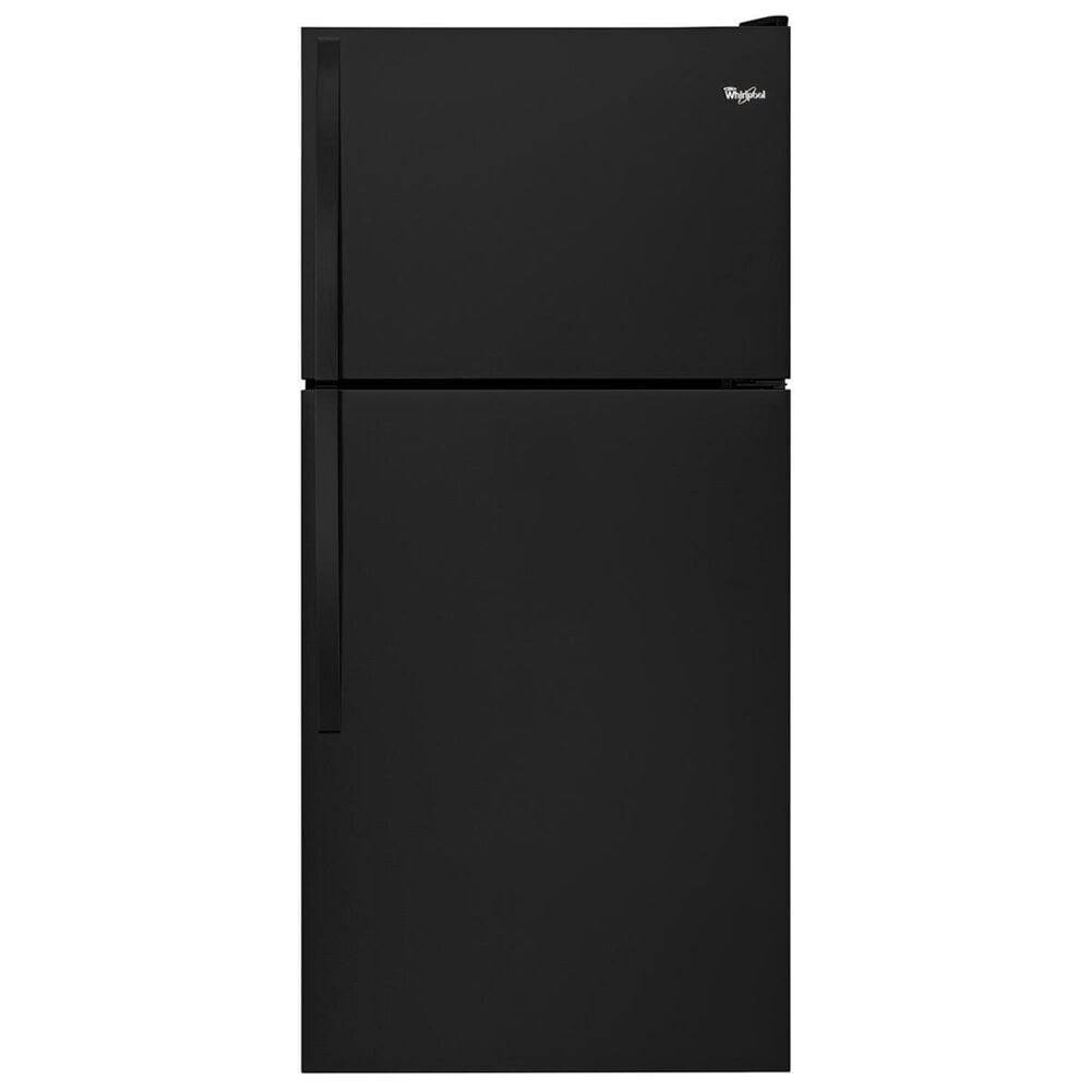 Whirlpool 18.2 Cu. Ft. Top Freezer Refrigerator with Ice Maker in Black, , large