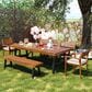 Hearth and Haven 7-Piece Outdoor Dining Set in Nature, , large