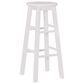 Linon Home Decor Abby 29" Bar Stool in White, , large