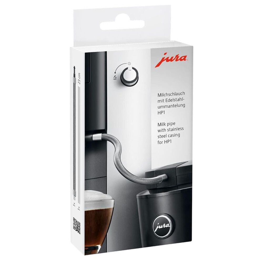 Jura HP1 Milk Pipe Casing in Stainless Steel, , large