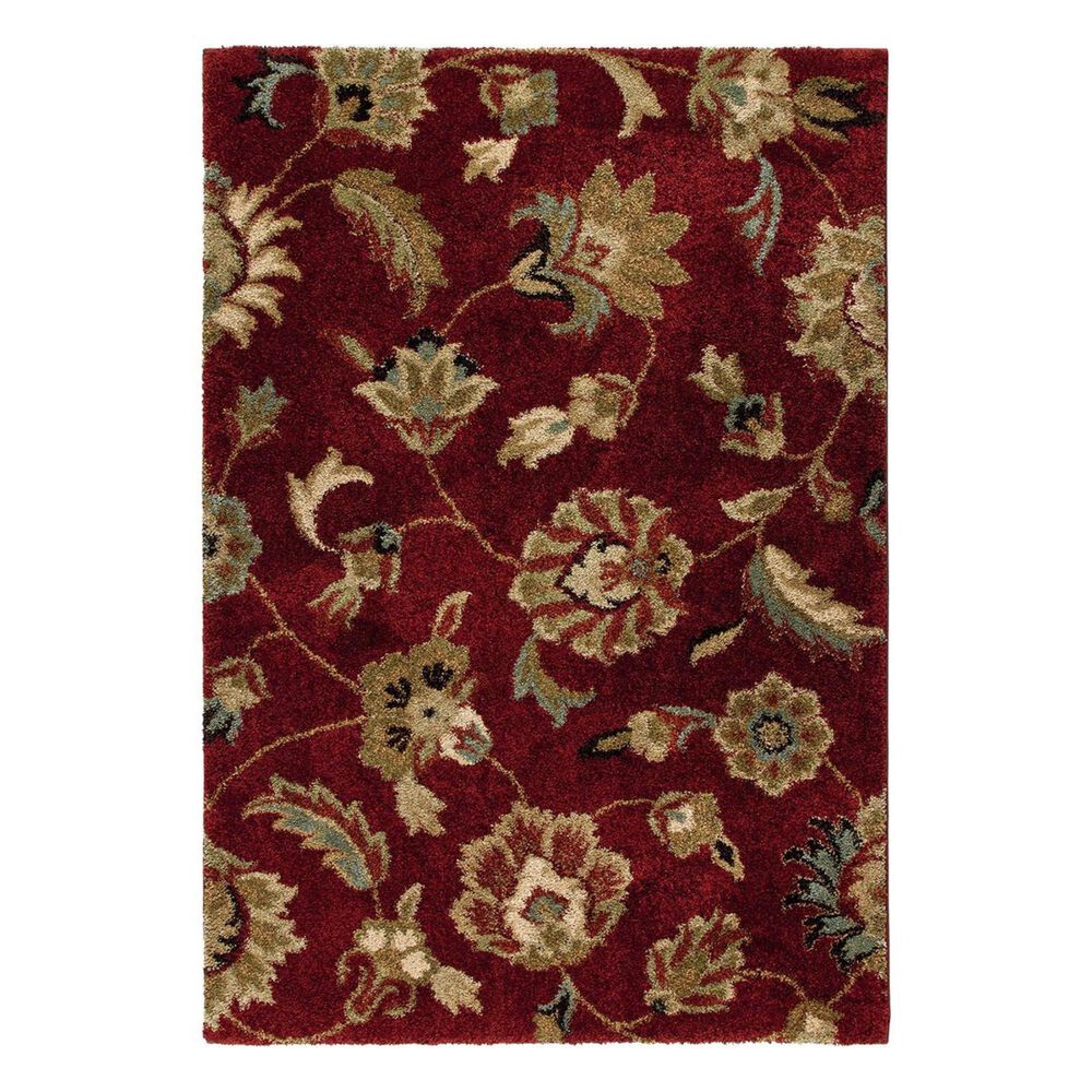 Orian Wild Weave 1622 London 5.25" X 7.50" Rouge, , large