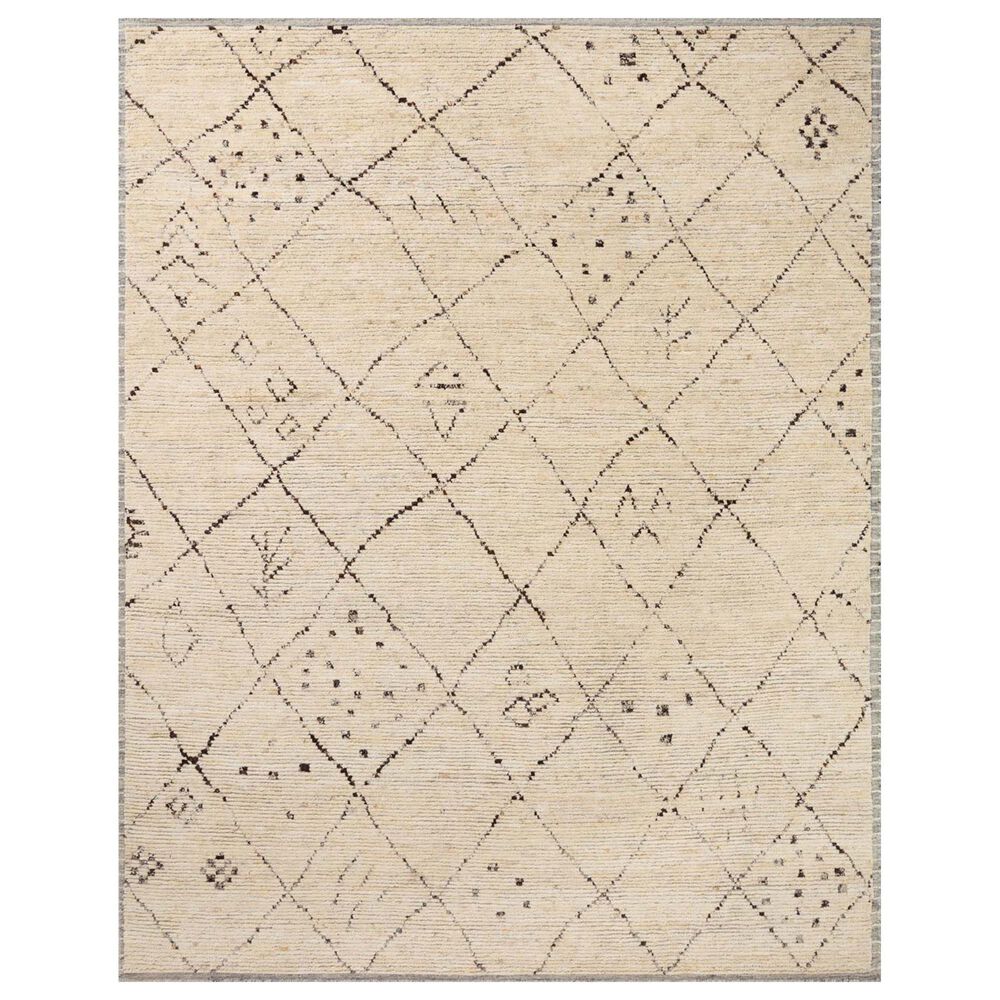 Amber Lewis x Loloi Briyana 7"9" x 9"9" Natural and Stone Area Rug, , large