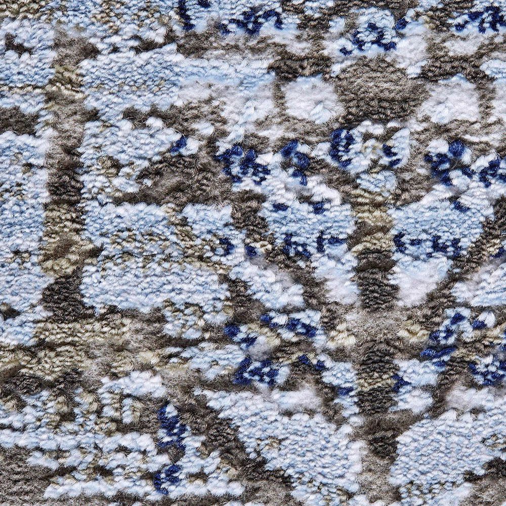 Feizy Gaspar 6&#39;7&quot; x 9&#39;6&quot; Light Blue and Sterling Area Rug, , large