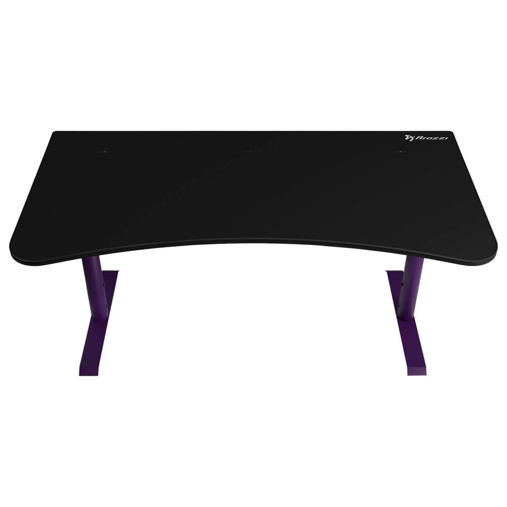 Arozzi Arena Gaming Desk in Deep Purple and Black, , large