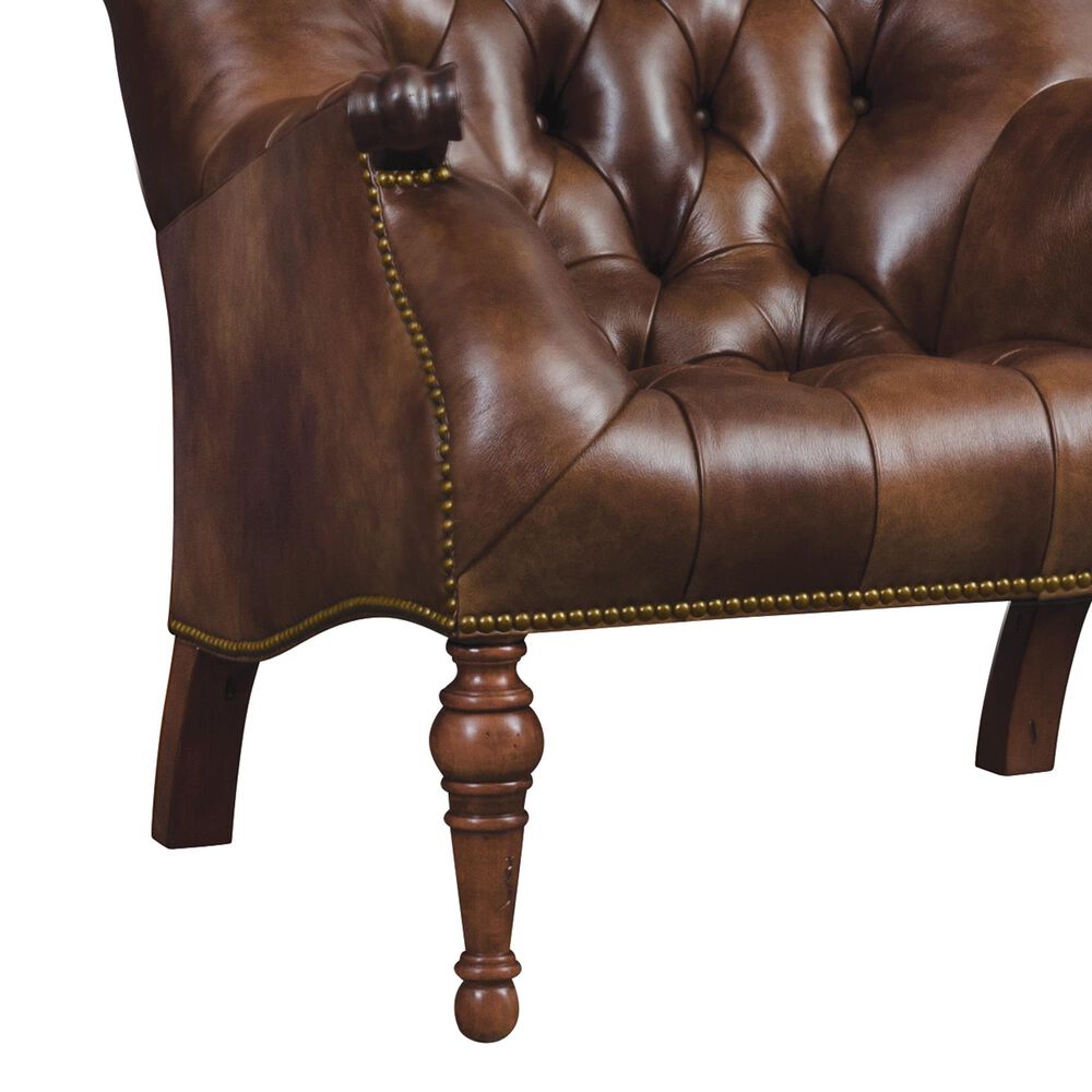 Stickley Furniture Fine Upholstery Leopold's Chair in Rialto Coffee, , large