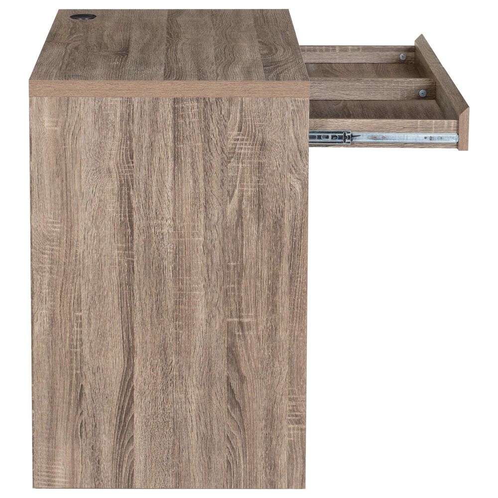 Linon Home Decor Tracey 2-Drawer Parson Desk in Grey Wash, , large