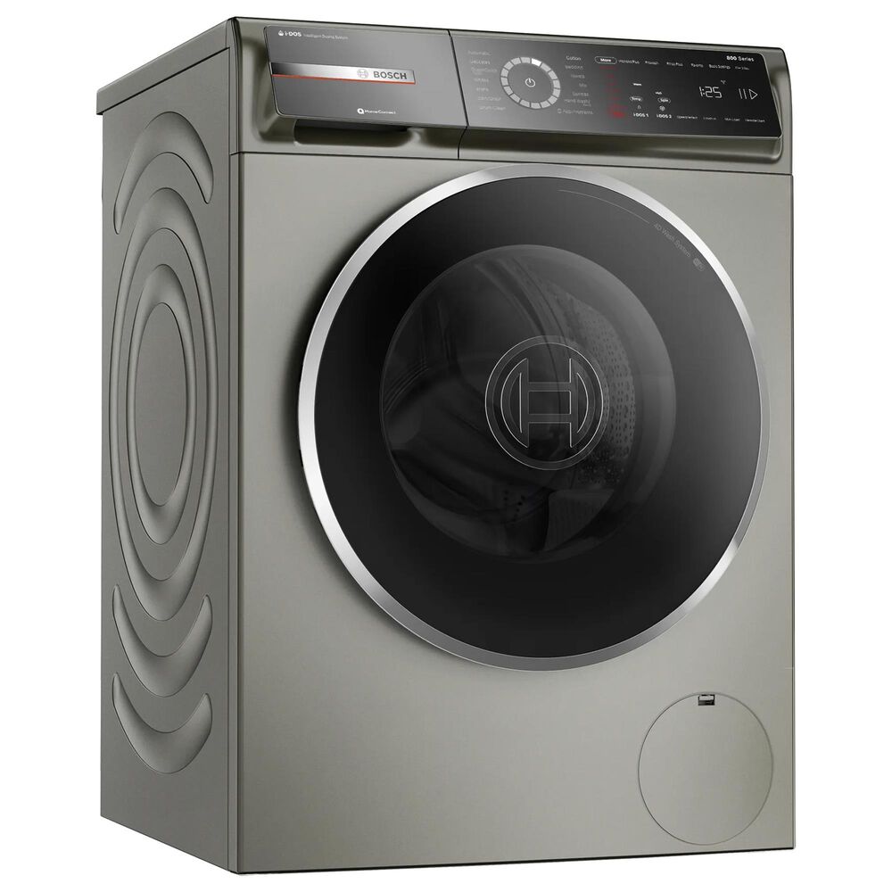 Bosch 800 Series 2.4 Cu. Ft. Front Load Compact Washer in Pearl Steel, , large