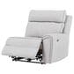 Ashley Social Pointe 2-Piece Power Symmetrical Reclining Loveseat in Pearl and Ash, , large